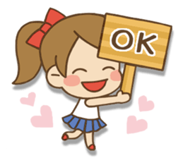 Kawaii Yukato chan daily life's Sticker2 sticker #12502549
