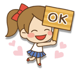 Kawaii Yukato chan daily life's Sticker2 sticker #12502549