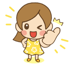 Kawaii Yukato chan daily life's Sticker2 sticker #12502581