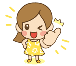 Kawaii Yukato chan daily life's Sticker2 sticker #12502581