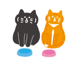 Daily life of 3 cats. sticker #12502949