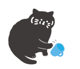 Daily life of 3 cats. sticker #12502966
