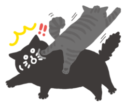 Daily life of 3 cats. sticker #12502970
