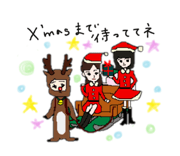 office lady & gentleman sticker #12503333