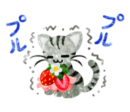 Sticker of pretty little cats sticker #12503575