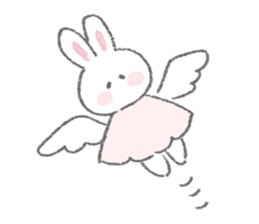 The fluffy bunny sticker 3 sticker #12504269