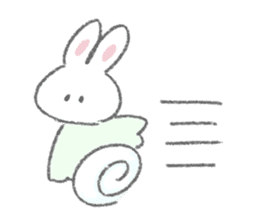 The fluffy bunny sticker 3 sticker #12504271