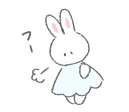 The fluffy bunny sticker 3 sticker #12504278