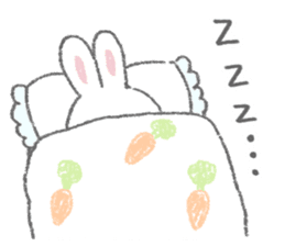 The fluffy bunny sticker 3 sticker #12504292