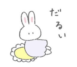 The fluffy bunny sticker 3 sticker #12504296