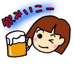 girl,kansai ben sticker #12504468