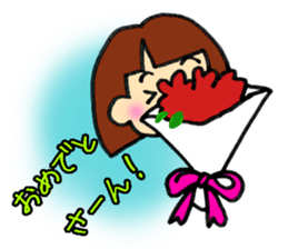 girl,kansai ben sticker #12504472