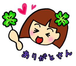 girl,kansai ben sticker #12504473