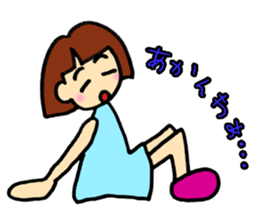 girl,kansai ben sticker #12504476