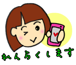girl,kansai ben sticker #12504487
