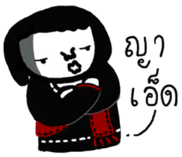 ee.lah POOTHAI girl sticker #12504733