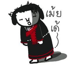 ee.lah POOTHAI girl sticker #12504739