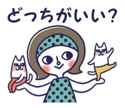 pocket-size cats 5 sticker #12504749