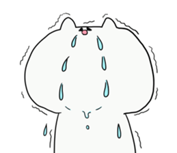 bell cat be Shy sticker #12505070