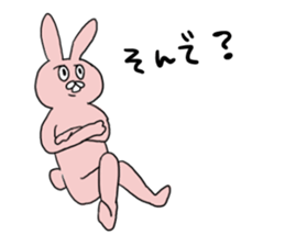 Rabbit pyon sticker sticker #12505767
