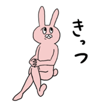 Rabbit pyon sticker sticker #12505795