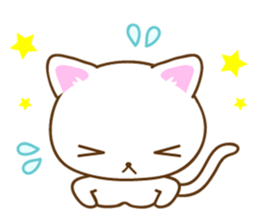 Sticker everyday pose of cat sticker #12506730