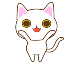 Sticker everyday pose of cat sticker #12506734