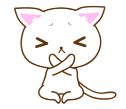 Sticker everyday pose of cat sticker #12506735