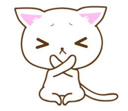 Sticker everyday pose of cat sticker #12506735