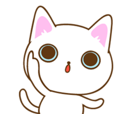 Sticker everyday pose of cat sticker #12506737