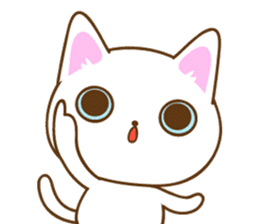 Sticker everyday pose of cat sticker #12506737