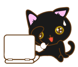 Sticker everyday pose of cat sticker #12506738