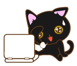 Sticker everyday pose of cat sticker #12506738