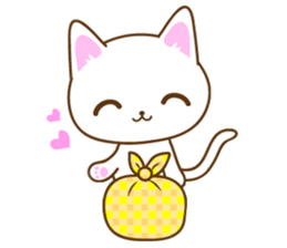 Sticker everyday pose of cat sticker #12506739