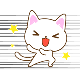 Sticker everyday pose of cat sticker #12506743