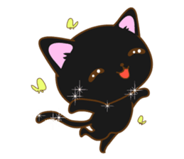 Sticker everyday pose of cat sticker #12506747