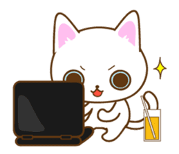 Sticker everyday pose of cat sticker #12506750