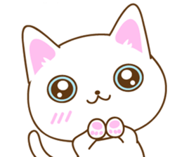 Sticker everyday pose of cat sticker #12506751