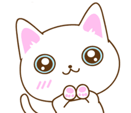 Sticker everyday pose of cat sticker #12506751