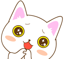 Sticker everyday pose of cat sticker #12506752