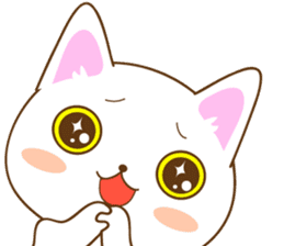 Sticker everyday pose of cat sticker #12506752