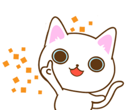 Sticker everyday pose of cat sticker #12506753