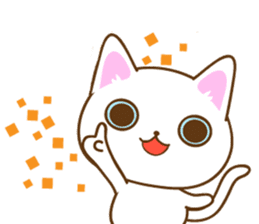 Sticker everyday pose of cat sticker #12506753