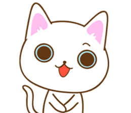 Sticker everyday pose of cat sticker #12506758