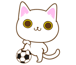 Sticker everyday pose of cat sticker #12506761