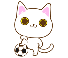 Sticker everyday pose of cat sticker #12506761