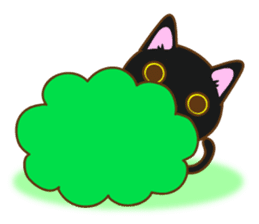 Sticker everyday pose of cat sticker #12506764