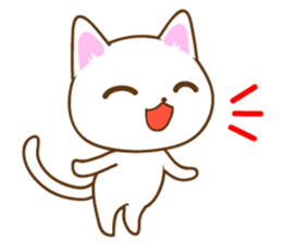 Sticker everyday pose of cat sticker #12506765