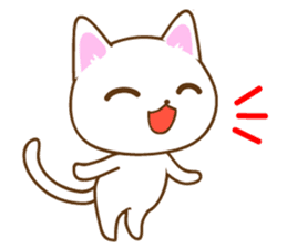 Sticker everyday pose of cat sticker #12506765