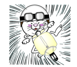 Sticker of the active cat!! ENG ver. sticker #12507152
